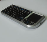 Rii Bluetooth Wireless Silver Keyboard With Touchpad and Laser Pointer for PC, PS3 and Htpc (RT-MWK02)