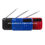 Universal Home FM Radio Metal Mini Speaker with Chargeable Battery