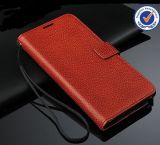 Genuine Leather Flip Stand Phone Cover for Note 4