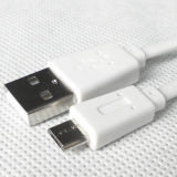 Flat Micro USB Data Cable for Samsung (1M/white)