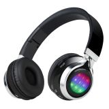 Cool LED Stereo Heavy Bass Headphones Wireless Bluetooth Headsets (BH-510A)