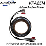 Coaxial CCTV Cable for Video, Audio, Power (VPA25M)