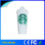 Popular Thumb USB Starbucks Cups USB Flash Drive with Soft PVC