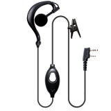 High-Quality Earhook Two-Way Radio Headsets, Various Connectors Optional, Good Price, Small MOQ