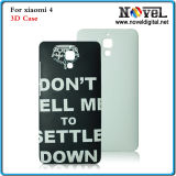 3D Sublimation Mobile/Cell Phone Case for Xiaomi 4
