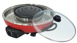 High Quality Multi Function Stainless Steel Electric BBQ Grill with Hot Pot (Hhp-135-60)