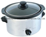 4-Qt (3.5-Liter) Manual Slow Cooker, Stainless Steel