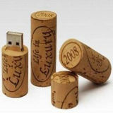 Columnar Wooden USB Flash Drive
