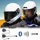 Interphone Bluetooth Motorcycle Motorbike Helmet Intercom Headset Handsfree with Ptt Remote Controller