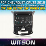 Witson Car DVD Player for Chevrolet Cruze 2015 with Chipset 1080P 8g ROM WiFi 3G Internet DVR Support