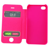Mobile Phone Flip Leather Case for iPhone 4G/4s