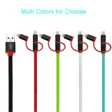 Multifunctional 3 in 1 USB 8 Pin and Type C Data Cable (LC-CB1005)