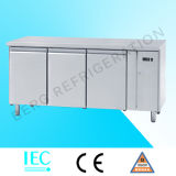 Professional Stainless Steel Salad Bar Refrigerator with Ce