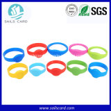 13.56MHz FM11RF08 Chip Silicone Bracelet for Swimming Pool
