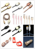 Metal Case Nylon Braid Mobile Phone Micro USB Cable