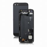 for iPhone 5 Back Cover Assembly with Middle Frame Bezel and Other Parts - Black / Slate