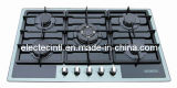 Gas Hob with 5 Burners and Enamel Water Tray, Cast Iron Ignition (GH-G935C)
