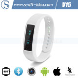 Fashion China Smart Bluetooth 4.0 Sleep Monitor Wristband for Android OS and Ios (V15)
