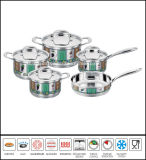 Decal Coasting Stainless Steel Cookware Set