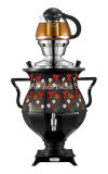 4.0L Daul Layer Electric Samovar (with glass teapot/flower) [T28]