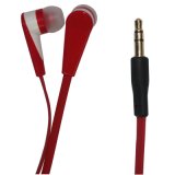 Promotional OEM High Quality Flat Cable Stereo Earphone