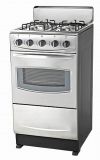 Gas Rotary Stove with Oven with Enameled Grill
