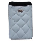 Quilted Leather Cell Mobile Phone Bag Sleeve Case Holder Pouch