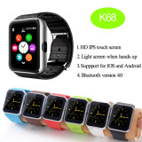 Best Selling Bluetooth Smart Phone Watch with Apple and Android APP (K68H)