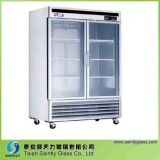 3.2mm-4mm Flat Clear Tempered Glass Panels for Refrigerator