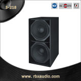 S-218 Dual 18 Inches PRO Crossover Audio