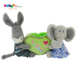 Plush & Stuffed Donkey and Elephant Soft Mobile Phone Holder
