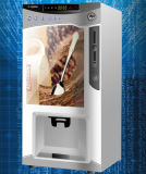 Desktop 3-Selections Deluxe Instant Coffee Vending Machine with Coin Operated and Cup Dispenser F-303V