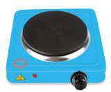 Shinny Black Color Single Electric Hotplates CE A13 Approval Popular Cooking Plates Kitchen Appliances