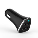 New Arrival QC2.0 Dual USB Car Charger for iPad Mobile Phone 5V 2.4A/4.8A