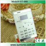 Ultra-Thin Credit Card Mobile Phone, Built-in Battery Bluetooth MP3