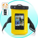 Waterproof Case for iPhone, iPod Touch, Android Smartphones, MP4 Players (Yellow)