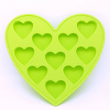 Hot Sell DIY Heart Shape Silicone Ice Cube Tray Silicone Cake Decoration Cookie Soap Mold