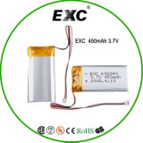 602040 450mAh 3.7V Lithium Ion Cell Batteries