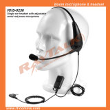 Boom Mic Headset for Motorola 2 Pin Radios