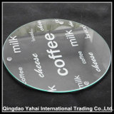 4mm Round Clear Tempered Glass Coaster