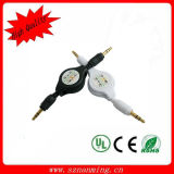 Gold Plated 3.5mm Retractable Audio Cable
