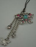 Fashion Jewelry--Butterfly Cellphone Strap Charm (S-972)