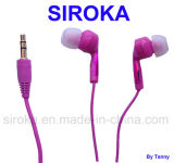 Pink Color Stereo Music Earphone for Samsung Galaxy