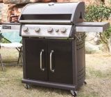 4 Burner Gas Barbecue Smoker Grill with ETL Ce