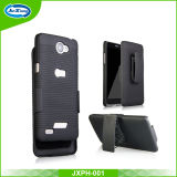 Rubberized Kickstand Armor Combo Holster Phone Cover for LG X165g Bello2