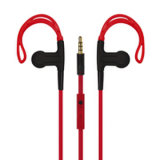 Unique Earphone with Microphone and Control Volume Sport-Style Ear Hook Earphone