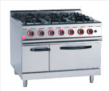 Gas Range 6 Burners with Oven (ZH-RQ-6)