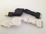 USB Cable for iPhone 3 In1 for 4+Micro+Mini