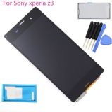 for Sony Xperia Z3 D6603 D6643 D6653 L55t LCD Display Touch Screen with Digitizer Assembly+ Adhesive+ Tools, Black Free Shipping