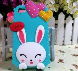 Popular Rabbit Shape Fashion Silicone Mobile Phone Cover